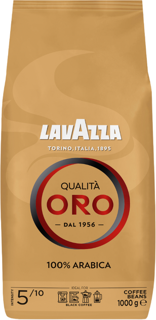 Акція на Кава в зернах Lavazza Qualita Oro 1 кг від Rozetka