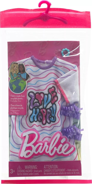 Zestaw ubranek dla lalek Mattel Barbie Fashionistas HRH38 (0194735177110) - obraz 1