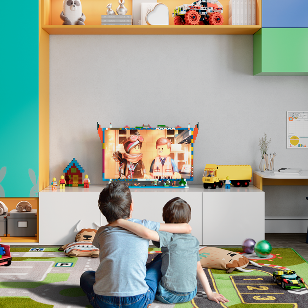 Телевизор 32" Kivi KidsTV FHD/Smart TV/Bluetooth/WI-Fi Синий - Фото 7 Телевизор 32" Kivi KidsTV FHD/Smart TV/Bluetooth/WI-Fi Синий - изображение 7