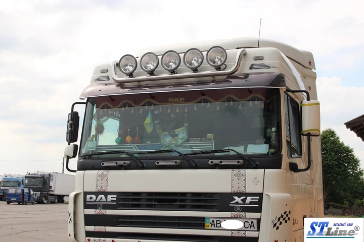 Дуга люстра на дах DAF XF95 4/5 фар 02-06 d60х1,6мм Такф ХФ95 ST7972 - зображення 2