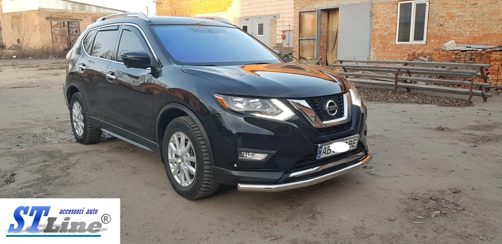Кенгурятник захист переднього бампера на Nissan X-Trail 17- d60х1,6мм Ниссан Х-Трейл ST7422 - зображення 4
