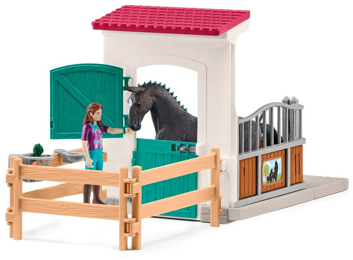 Ігровий набір Schleich Horse Club Boks la коні від Лізи та Шторму (4059433855219) - зображення 4
