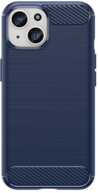 Etui Hurtel Carbon Case do iPhone 15 Blue (9145576279427) - obraz 1