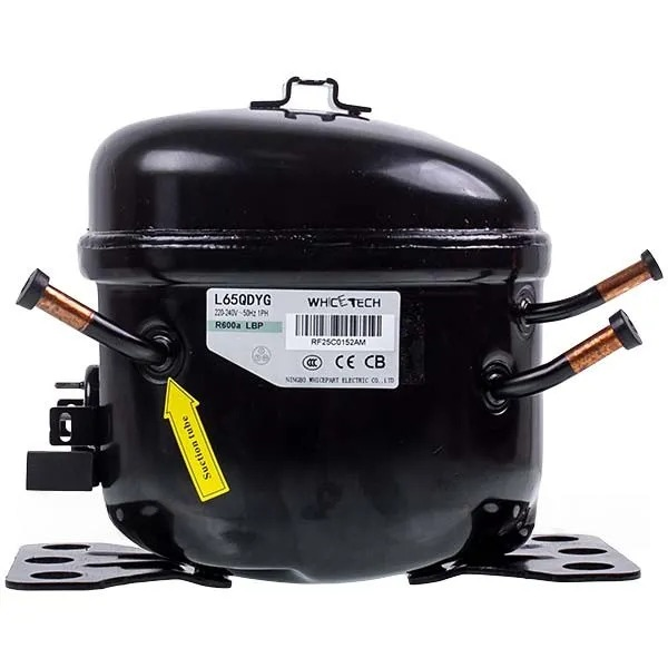 Компресор для холодильника WhiceTech L65QDYG R600a 110W (з пусковим реле) - зображення 2