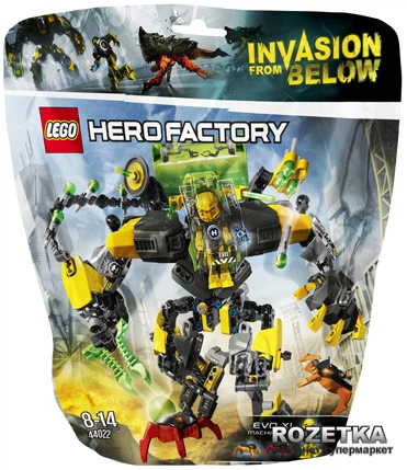 Конструктор LEGO Hero Factory Робот Ево XL (44022) – іграшки з