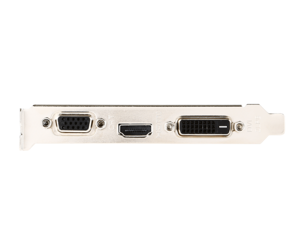 Відеокарта GeForce GT710, MSI, 2Gb GDDR3, 64-bit, VGA/DVI/HDMI, 954/1600MHz, Silent (GT 710 2GD3H LP) - изображение 4
