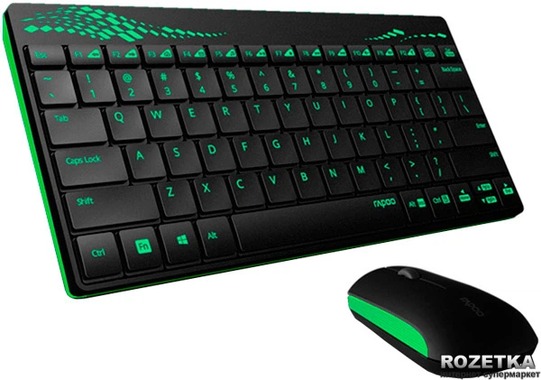 Rapoo 8000 Wireless Green - зображення 2