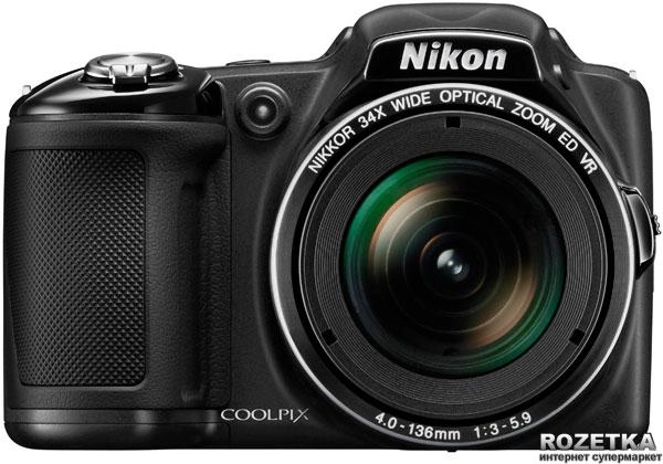 Фотоаппарат Nikon Coolpix L830 Black (VNA600E1) Официальная гарантия + карта памяти 32гб + сумка! - изображение 1