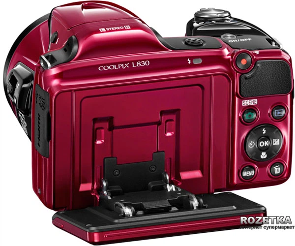 Фотоаппарат Nikon Coolpix L830 Red купить на ROZETKA | Отличная