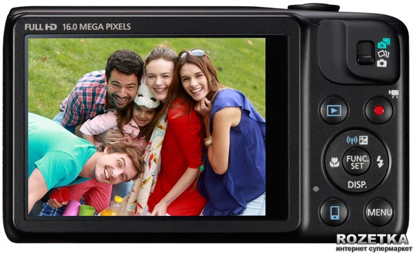 Фотоаппарат Canon PowerShot SX600 HS Black купить на ROZETKA