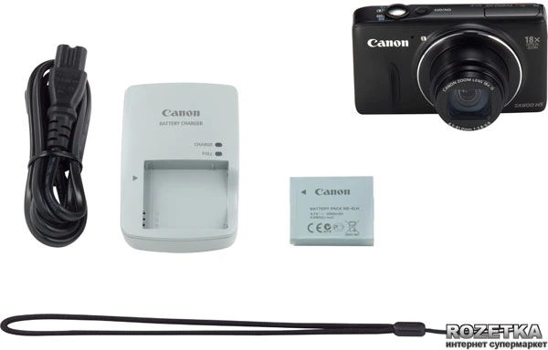 Фотоаппарат Canon PowerShot SX600 HS Black купить на ROZETKA
