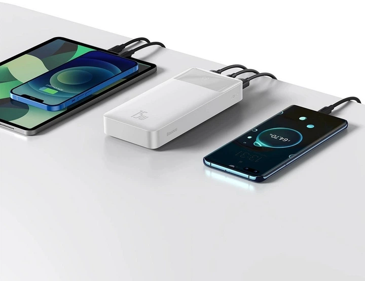 Powerbank Baseus Bipow Overseas 20000 mAh Biały (PPBD050102) - obraz 8