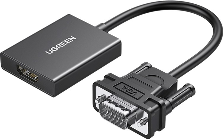 Adapter Ugreen CM513 Adapter VGA na HDMI Czarny (UGR-50945) - obraz 1