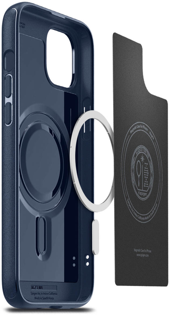 Панель Spigen Mag Armor MagFit для Apple iPhone 15 Plus Navy Blue (ACS06672) - зображення 2