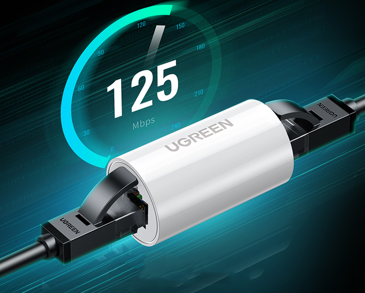 Złącze Ethernet Ugreen NW116 RJ-45 Białe (UGR-20391) - obraz 3
