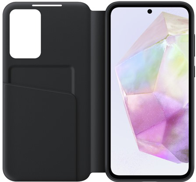 Чохол-книжка Samsung Smart View Wallet Case для Samsung Galaxy A35 Black (EF-ZA356CBEGWW) - зображення 4