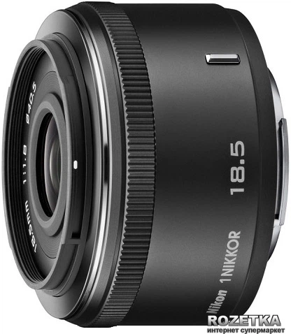 Nikon 1 Nikkor 18.5mm f/1.8 Black – фото, отзывы, характеристики в