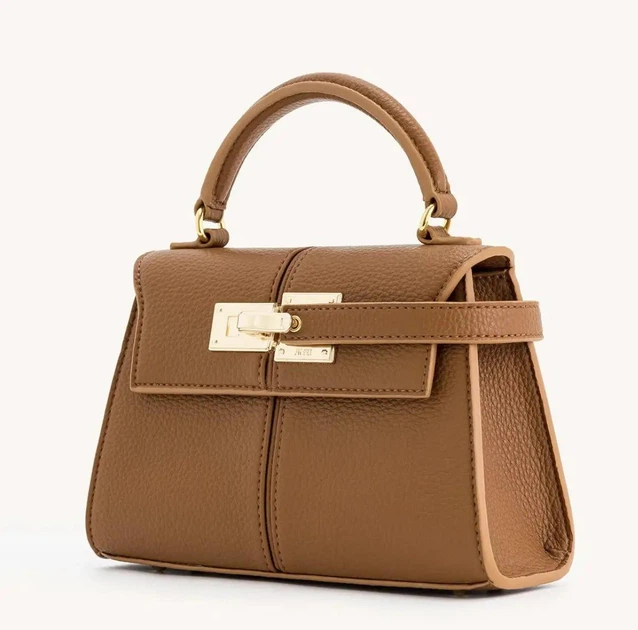 Сумка женская с логотипом JW PEI Elise Large Top Handlle Bag U47TM Коричневый - Фото 2 Сумка женская с логотипом JW PEI Elise Large Top Handlle Bag U47TM Коричневый - изображение 2