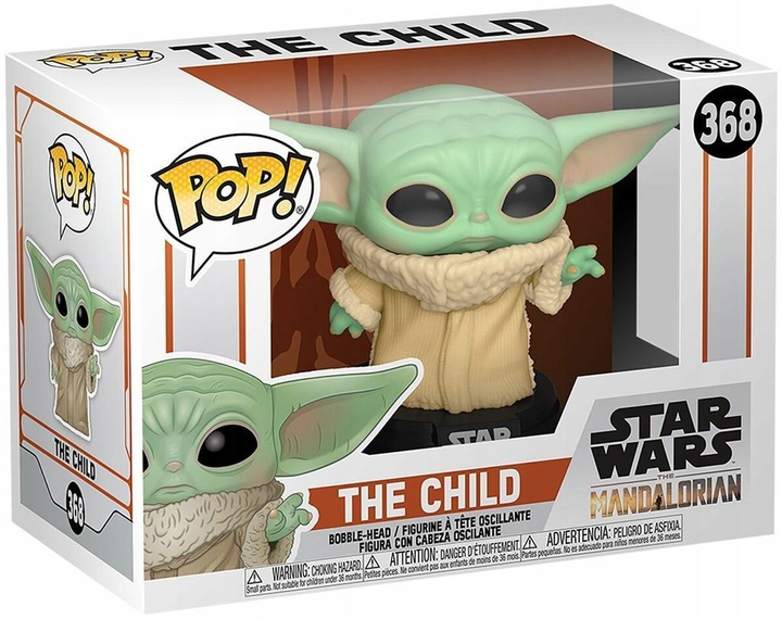 Figurka Funko POP! Star Wars Mandalorian The Child 368 (0889698487405) - obraz 3