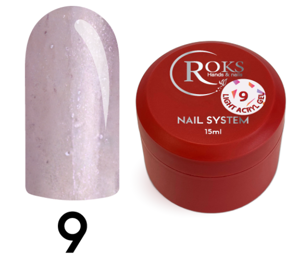 Жидкий гель Roks Light Acrygel №9 15 мл - Фото 1 Жидкий гель Roks Light Acrygel №9 15 мл - зображення 1
