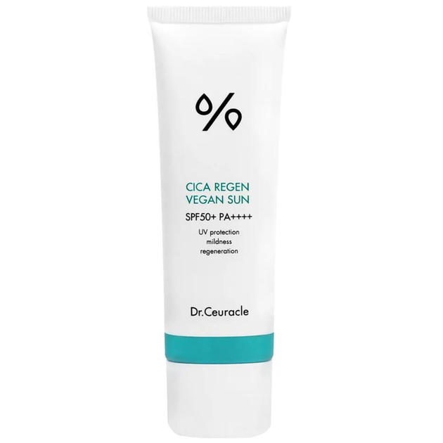 Сонцезахисний крем водостійкий з центелою Dr.Ceuracle Cica Regen Waterproof Sun SPF50+ PA++++ 100 мл - Фото 1 Сонцезахисний крем водостійкий з центелою Dr.Ceuracle Cica Regen Waterproof Sun SPF50+ PA++++ 100 мл - зображення 1