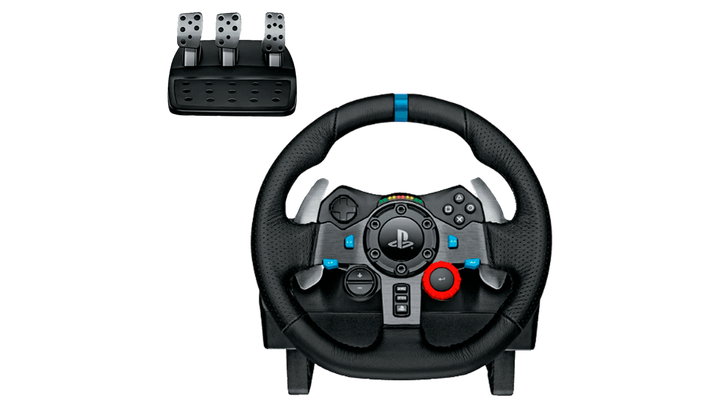 Руль Проводной Logitech PlayStation 4 G29 Driving Force Racing Wheel Black Б/У - изображение 2