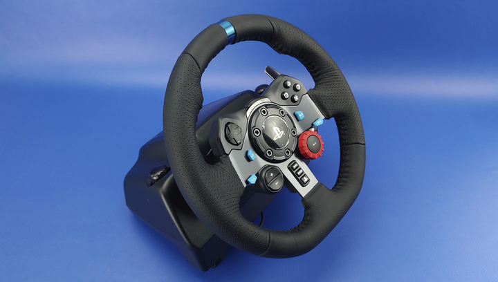 Руль Проводной Logitech PlayStation 4 G29 Driving Force Racing Wheel (941-000110, 941-000112) Black - изображение 3