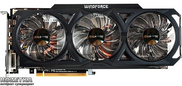 Видеокарта Gigabyte PCI-Ex Radeon R9 280X 3072MB GDDR5 (384bit