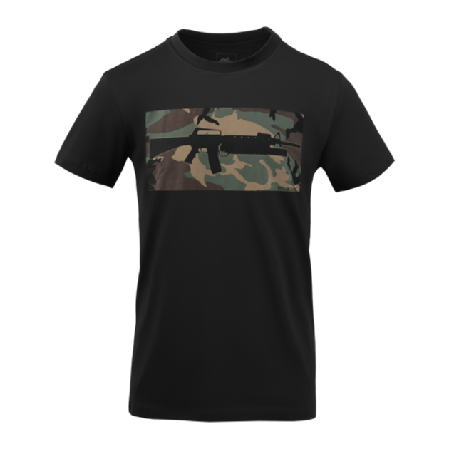 Футболка тактична Helikon-Tex® Квітка S T-shirt 16/203 combo Black/Multicam (TS-COM-CO-0103A-B03-S) - зображення 2