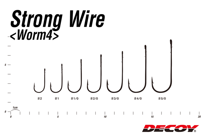 Крючок Decoy Worm 4 Strong Wire №1/0 - Фото 3 Крючок Decoy Worm 4 Strong Wire №1/0 - изображение 3