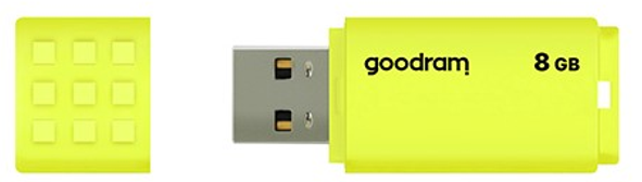 Flash Drive Goodram USB 8GB UME2 (UME2-0080Y0R11) Yellow - Фото 1 Flash Drive Goodram USB 8GB UME2 (UME2-0080Y0R11) Yellow - изображение 1