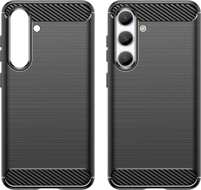Чохол Hurtel Carbon Case для Samsung Galaxy S24 Black (9145576283752) - зображення 6