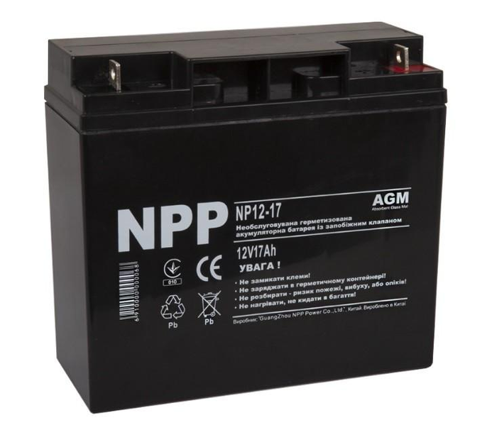 Аккумуляторная батарея NPP NP12-17 - изображение 1