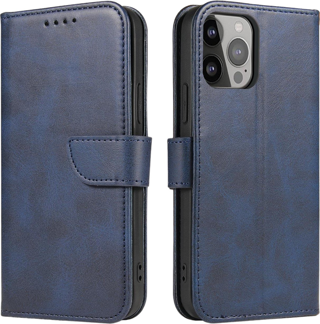 Etui z klapką Hurtel Magnet Case do Samsung Galaxy S24 Plus z portfelem Blue (9145576284773) - obraz 1