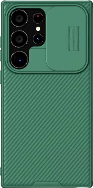 Etui Nillkin CamShield Pro pancerne z osłona na aparat do Samsung Galaxy S24 Ultra Green (6902048274297) - obraz 1