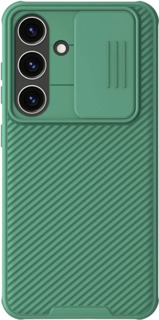 Etui Nillkin CamShield Pro pancerne z osłona na aparat do Samsung Galaxy S24 Plus Green (6902048273122) - obraz 1