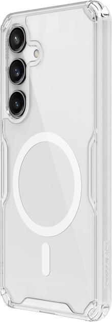 Чохол Nillkin Nature Pro броньований з магнітним кільцем для Samsung Galaxy S24 White (6902048272828) - зображення 3