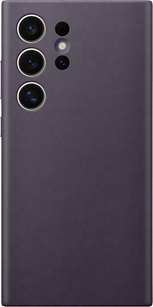 Etui Samsung Vegan Leather Case GP-FPS928HCAVW do Samsung Galaxy S24 Ultra Dark Purple (6974994161259) - obraz 2