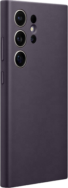 Чохол Samsung Vegan Leather Case GP-FPS928HCAVW для Samsung Galaxy S24 Ultra Dark Purple (6974994161259) - зображення 5