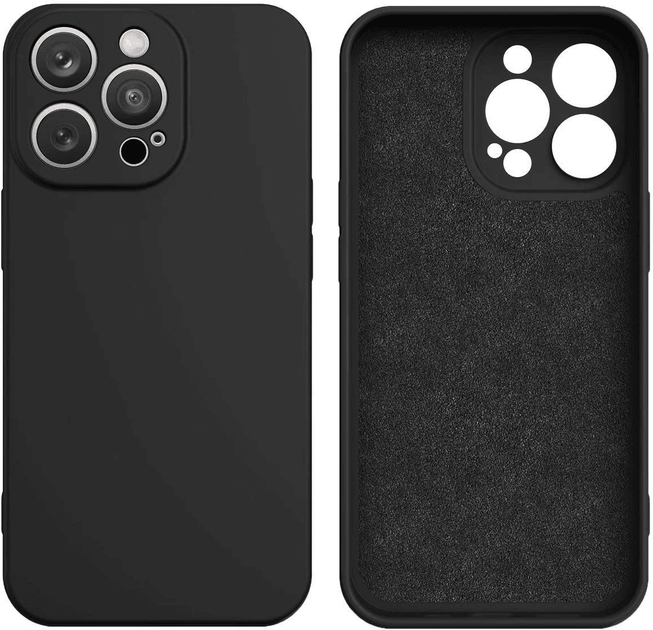 Чохол Hurtel Silicone Case для Samsung Galaxy S24 Ultra Black (5907769360510) - зображення 1