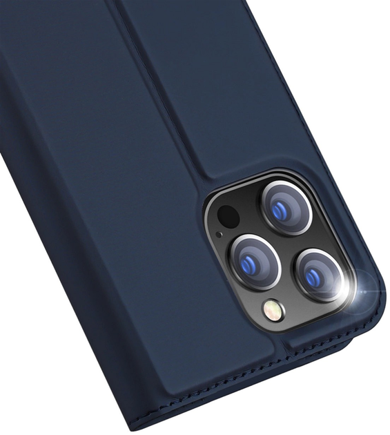 Чохол-книжка Dux Ducis Skin Pro для iPhone 15 Pro Blue (6934913025420) - зображення 6