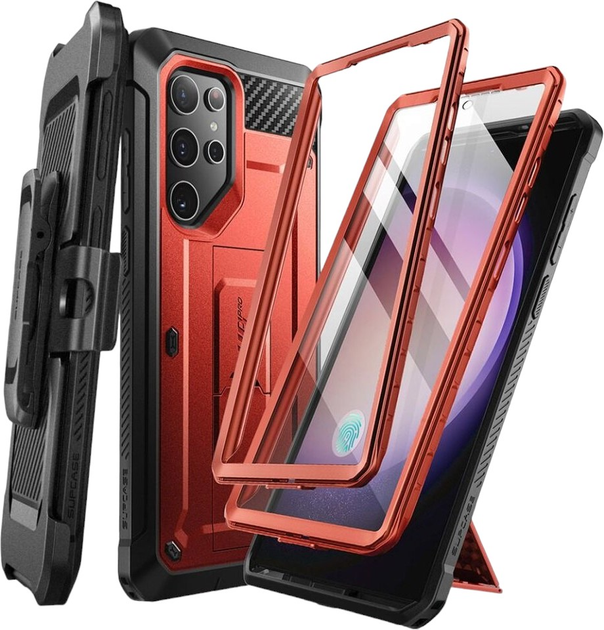 Etui Supcase Unicorn Beetle Pro na Samsung Galaxy S24 Ultra Red (843439138933) - obraz 2