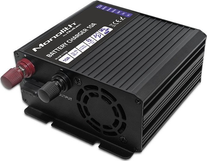 Зарядний пристрій Qoltec Monolith 10 А 12 V LiFePO4 AGM GEL SLA (5901878519586) - зображення 4