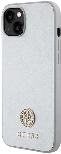 Панель Guess Strass Metal Logo для iPhone 15 Silver (3666339151140) - зображення 2