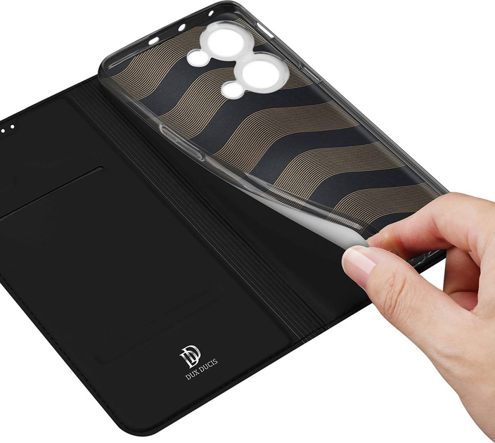 Etui Dux Ducis Skin Pro z klapką i miejscem na kartę na OnePlus Nord 3 / Ace 2V Czarne (6934913025796) - obraz 8
