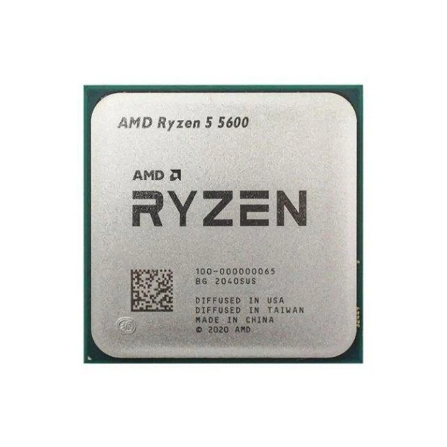CPU AMD Ryzen 5 5600 CPU AMD Ryzen 5 5600 3.5-4.4GHz 6-Core 32MB Cache 65W Desktop