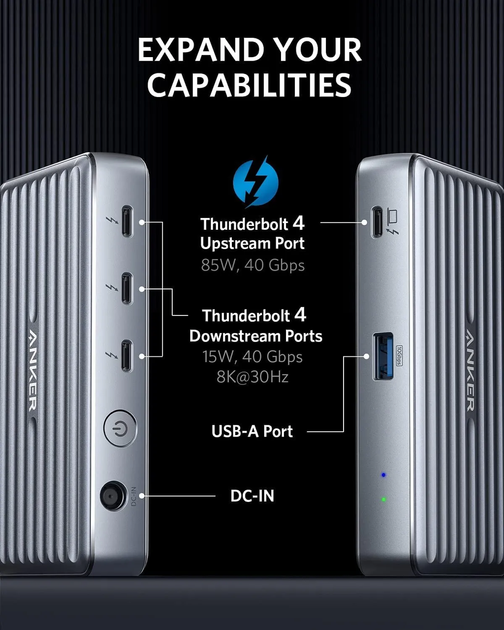 Док-станція Anker Thunderbolt 4 Power Expand 5-in-1 Mini Dock