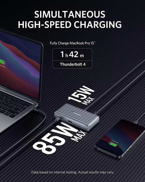 Док-станция Anker Thunderbolt 4 Power Expand 5-in-1 Mini Dock