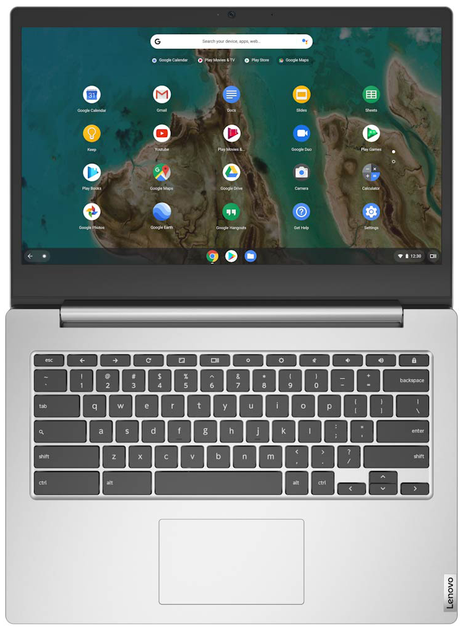 Ноутбук 14" Lenovo IdeaPad 3 CB 14IGL05 Intel Celeron N4020 RAM 4GB eMMC 64GB 10год батарея Chrome OS - зображення 6