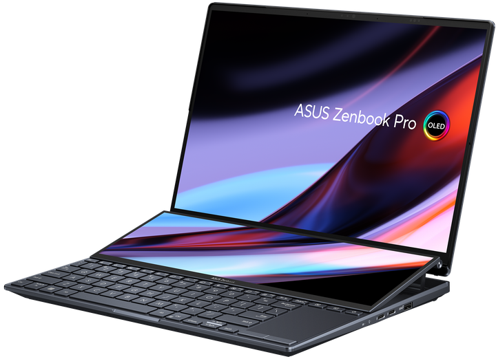 Сенсорный ноутбук 14.5" ASUS Zenbook Pro 14 Duo OLED UX8402ZE Gaming Intel Core i9-12900H RAM 32GB SSD 2TB GeForce RTX 3050 Ti Win11 Алюминиевый корпус (UKR) Б/В - изображение 5